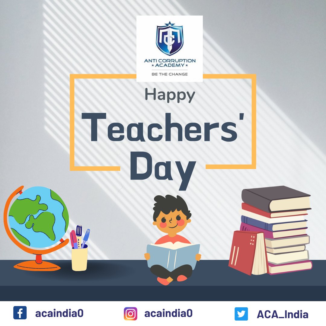 ACA_India's tweet photo. "The teacher who is indeed wise does not bid you to enter the house of his wisdom but rather leads you to the threshold of your mind"  Kahlil Gibran #HappyTeachersDay #acaindia #TeachersDay
#ThankYouTeachers
#TeacherAppreciation
#GratefulStudents
#InspiringEducators
#BestTeachers https://t.co/HYSGk6MnGT