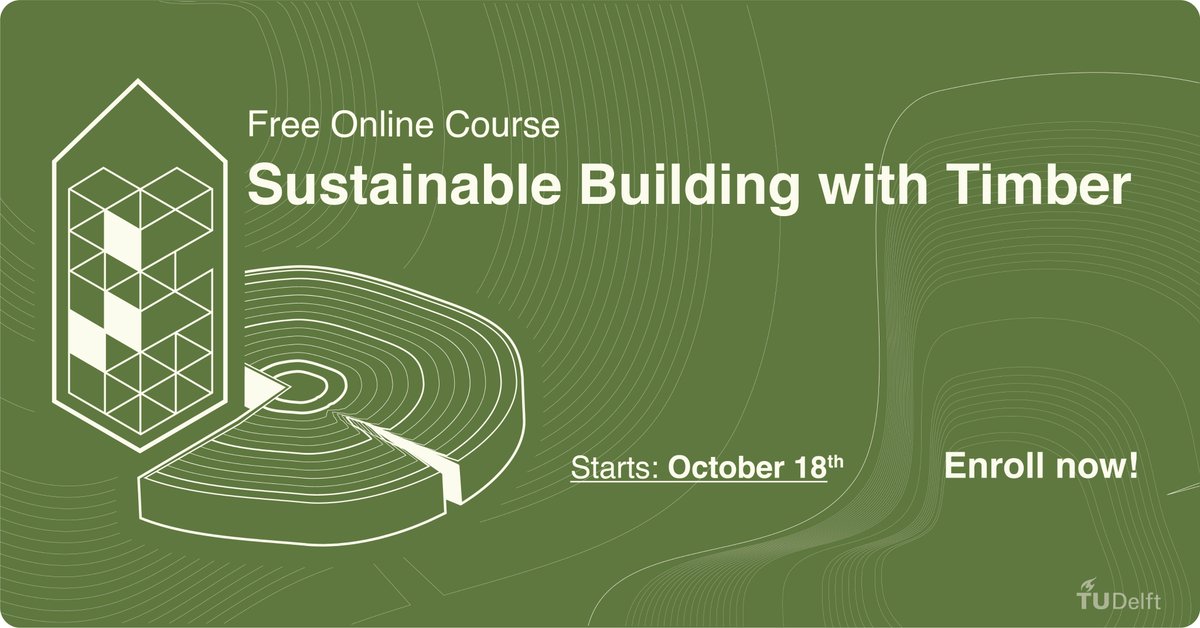 FSCNL's tweet photo. 18 oktober start de gratis online cursus ‘Sustainable Building With Timber’ ontwikkeld door de @tudelft in samenwerking met @FSC_IC  

Meer informatie en aanmelden: https://t.co/AkRWoJ3cAc
 
#LIFEprogramma #LIFEproject #MOOC_BWIT 

@LIFEprogramme @cinea_eu https://t.co/Nu0q0DjeUS