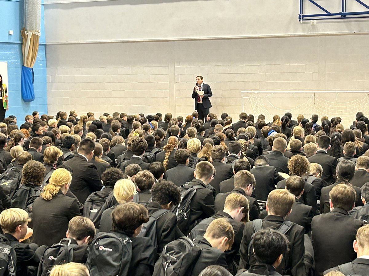 KDHSLiverpool's tweet photo. Our first whole school assembly of the new academic year. Fantastic to be back together 
#BackToSchool https://t.co/P8tuecVXJK