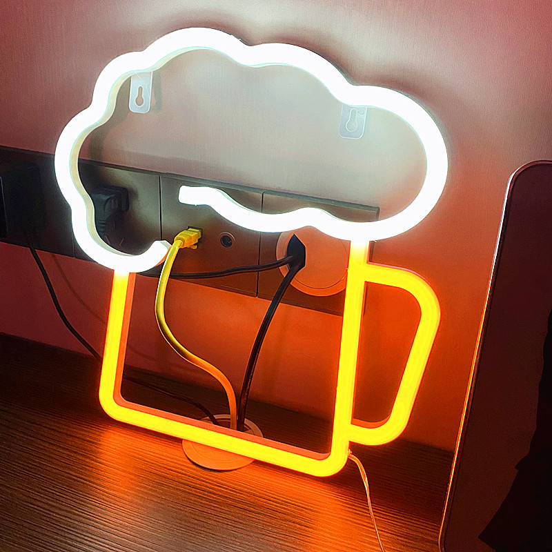douglasdai394's tweet photo. Hot Sale Custom Bar Beer Neon Sign Light Hanging Wall Neon lamp Battery and USB Operated For Store Pub Club Party Decor https://t.co/X9VxlYD9kQ