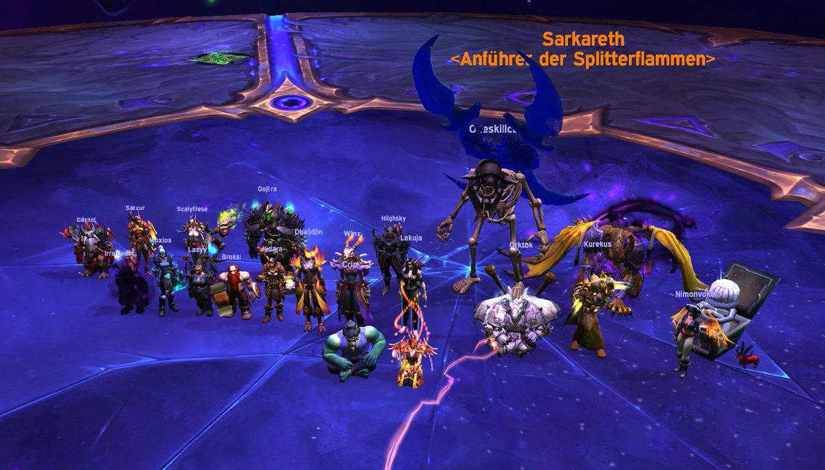 zwizzels's tweet photo. - Doomed-Thrall EU -
Endlich haben wir unseren CE geholt 😃. GG
#sarkareth #worldofwarcraft #aberrus 
https://t.co/xT635uoXuR https://t.co/7cnsKDBbYT