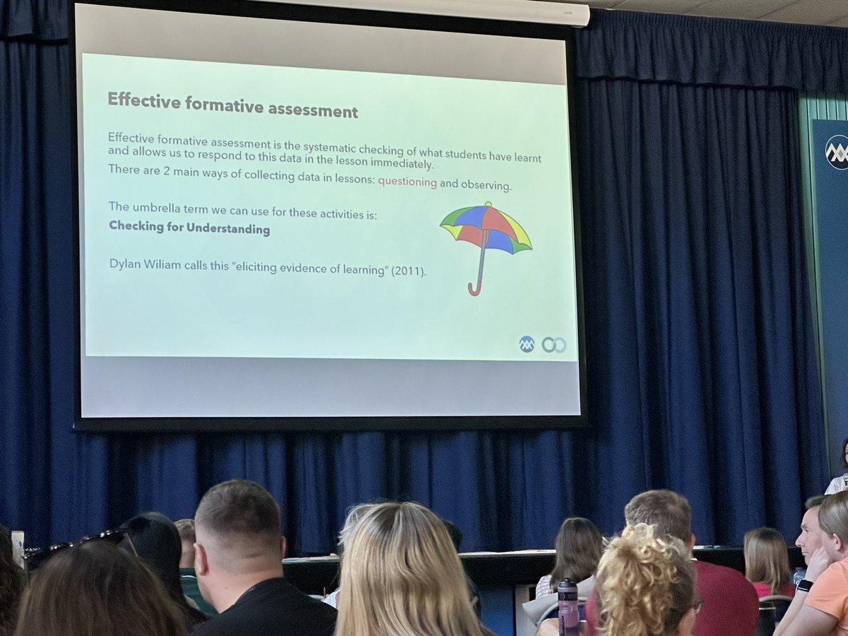 Manor_HT's tweet image. @Manor_AHT_TL supporting staff understanding of Effective Formative Assessment. Great quote from @dylanwiliam “eliciting evidence of learning” #CheckingForUnderstanding @TheManorAcademy