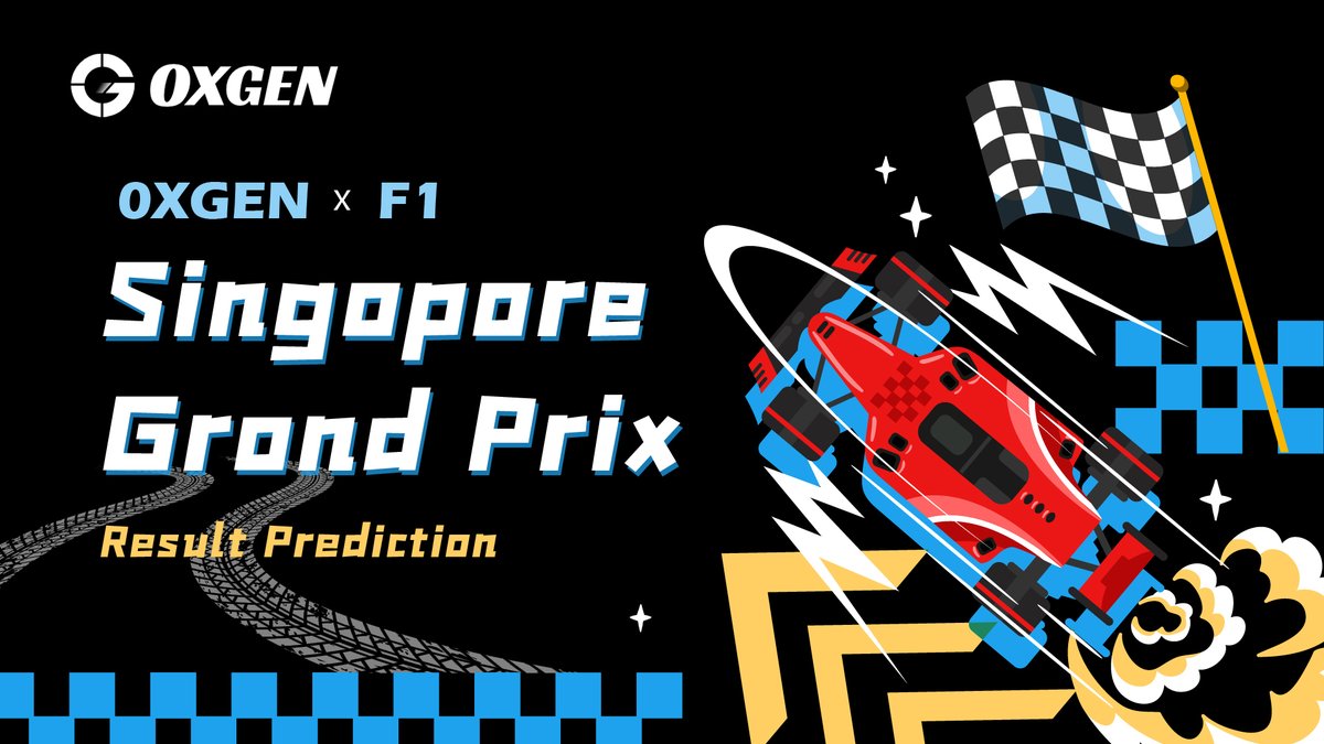 #0xgen SingaporeGP Formula1 Prediction
Predict the 1st winner of: 
👾Qualifying
👾Main Race

⏰Time: 5 September 2023 08:00 UTC- 14 September 2023 08:00 UTC

Task: 
🎯Follow <a href="/0xgen_io/">Sage AI (0xGen labs)I AI meets Intents 🤖+ 🧠</a>  Like, Repost and add 3 friends
🎯Leave you answer Below

#0xgen #SingaporeGP #Formula1