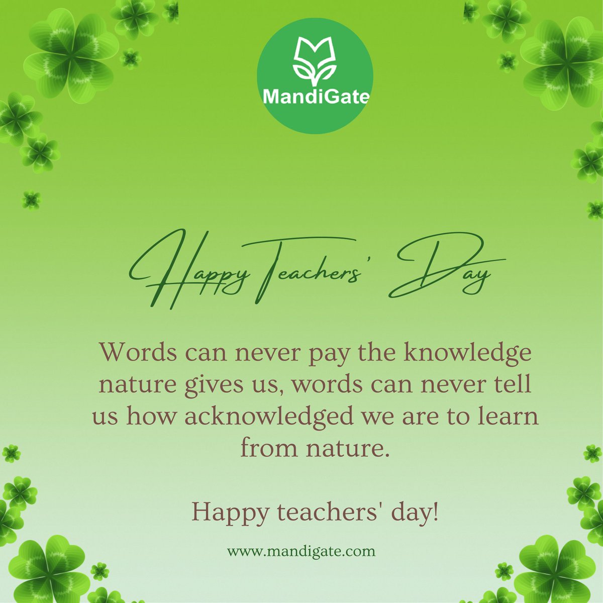 Mandi_Gate's tweet photo. On this special day, we honor all the teachers across the world. Happy Teachers’ Day!

#MandiGate #MandiKart #teacher #teachersday #shiksha #education #students #viral #wishes #fruits #nature #naturephotography https://t.co/g1X9SBEdsz