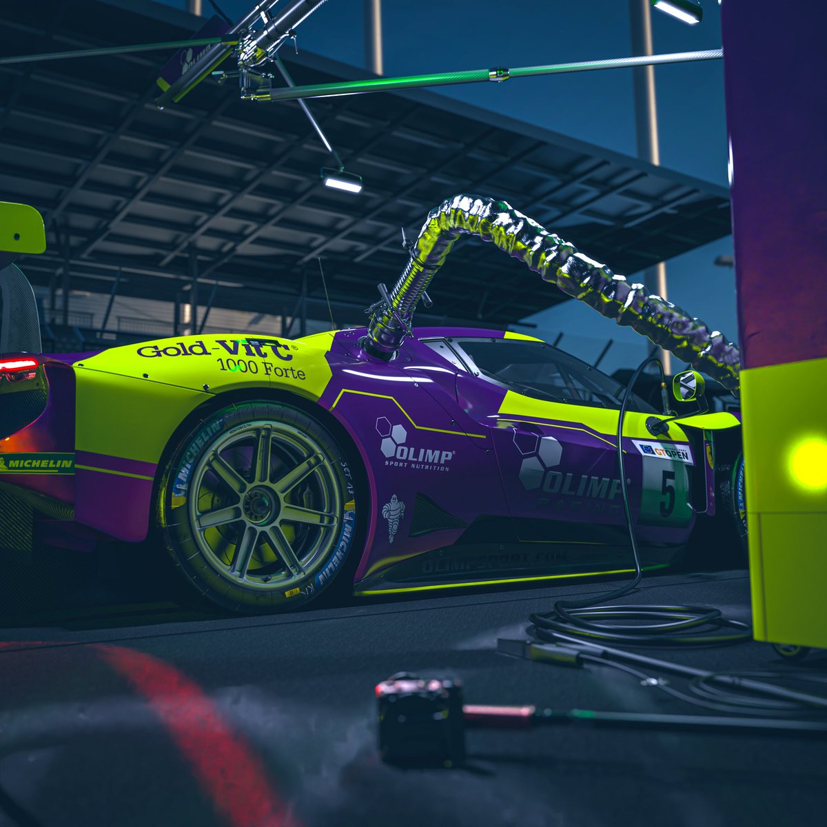 berzerkdesign's tweet photo. Welcome #olimpracing as new customer! Good luck in @GT_Open with your brand new @FerrariRaces #296gt3 💛💜 https://t.co/Joq9C1Nzvy
