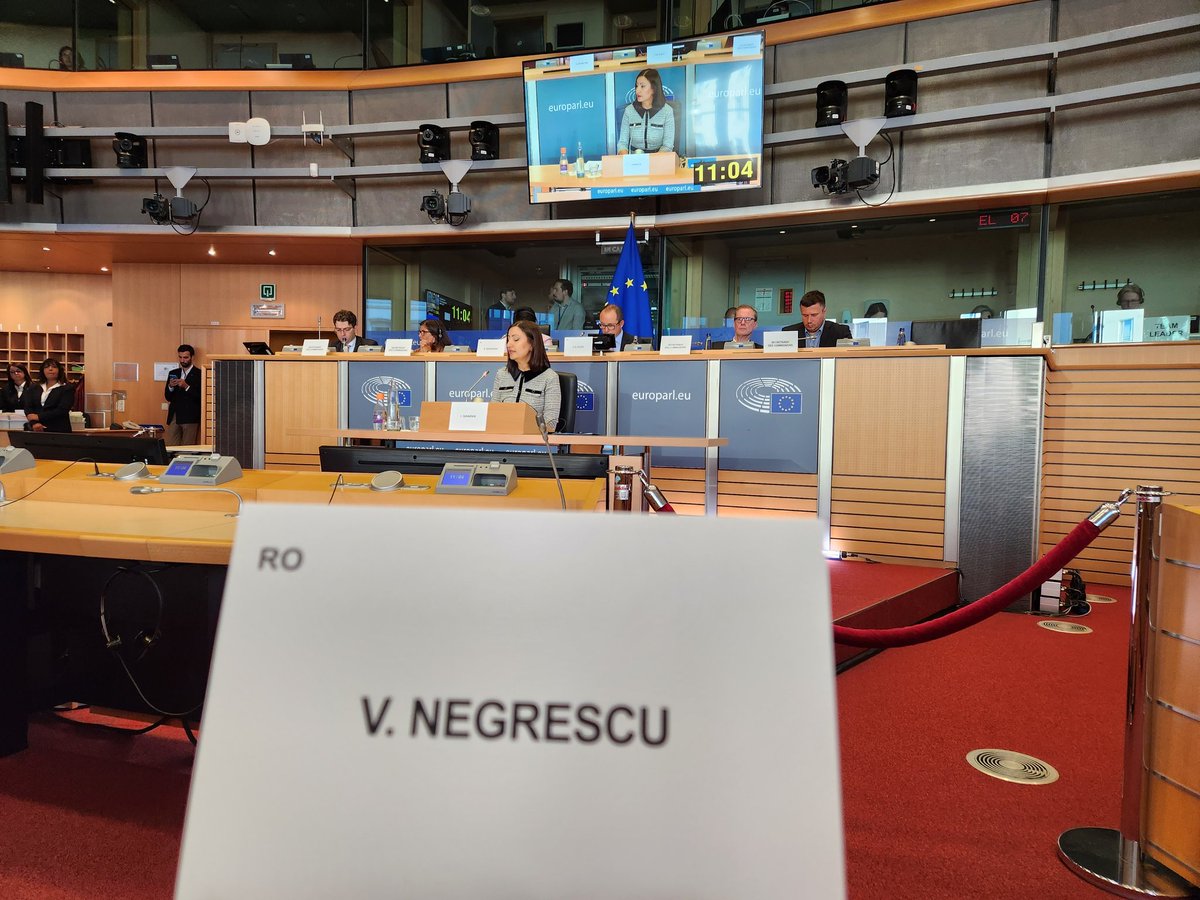 negrescuvictor's tweet photo. Hearing of @Ili_Ivanova for the position of Commissioner in charge of innovation, education, youth &amp; culture.

My comment for @POLITICOEurope: will assess if the candidate is capable of speeding up the implementation of the EU programs in her competencies. https://t.co/gqv5biqAKX