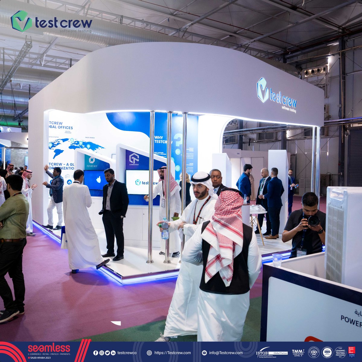 TestCrewCo's tweet photo. 🌟 Shining bright at #Seamless2023! Come see what makes TestCrew the top choice for software testing solutions.

#seamlessksa #seamlesssaudiarabia https://t.co/JThDVKFPyd