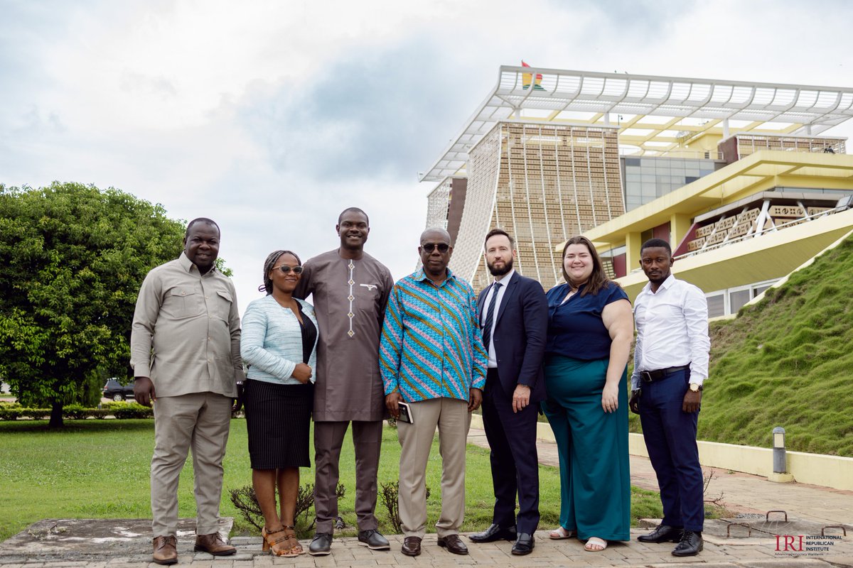 @IRIglobal VP, @smastic visits #Ghana to launch @IRI_Africa POLA program and meet key stakeholders. Dep. Minister of Foreign Affairs, Chair of Ghana Electoral Commission, CSO partners & the Presidency.