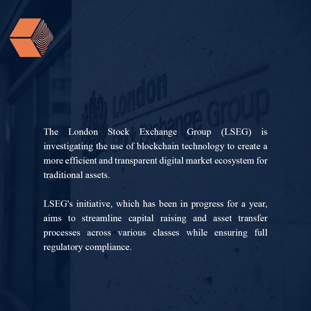 unlockbc's tweet photo. The London Stock Exchange Group #LSEG @LSEGplc explores #blockchain for #traditionalasset #market efficiency and considers setting up a dedicated #digitalmarkets entity, engaging with #regulators. https://t.co/0BAzmV1aAa