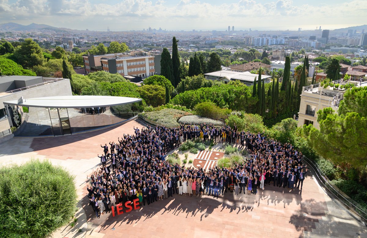 iesebschool's tweet photo. The new academic year is underway, and we're thrilled to welcome the 350 new #IESEmba and 120 incoming #IESEmim students 🎓 from all over the world to our Barcelona and Madrid campuses! Good luck to all! 🍀

🔗 Read more about the class profiles: https://t.co/yqYLUYEzaB https://t.co/2ziVYvfyTG