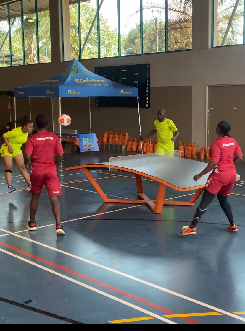 TeqballEswatini's tweet photo. All went smooth during our first ever Cabana Teqball Challenge, Round 1 done looking forward to Round 2 on Saturday. #teqballeswatini #teqball #worldiacurved https://t.co/QSuderMGjH