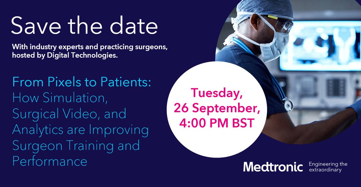Webinar alert! Explore how new tech is revolutionizing surgical workflows and its global OR impact. Join experts from medical affairs, research, studio, and surgeons. The future of surgical video is here. bit.ly/3qSTH86 #DigitalSurgery #TouchSurgery #FutureOfSurgery #AI