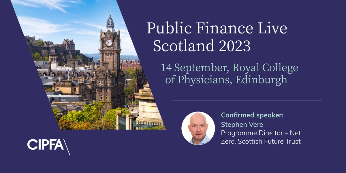 Stephen Vere, @SFT_Scotland will join George Tarvit, @SSNscotland at the 13:30 session at Public Finance Live Scotland, to discuss Net Zero - collaborating to achieve our targets. Book your place now > bit.ly/3PhOwrq #CIPFAScot #PublicSector