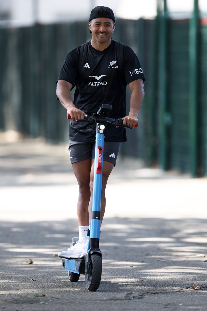 Arriving to training in style 😎
