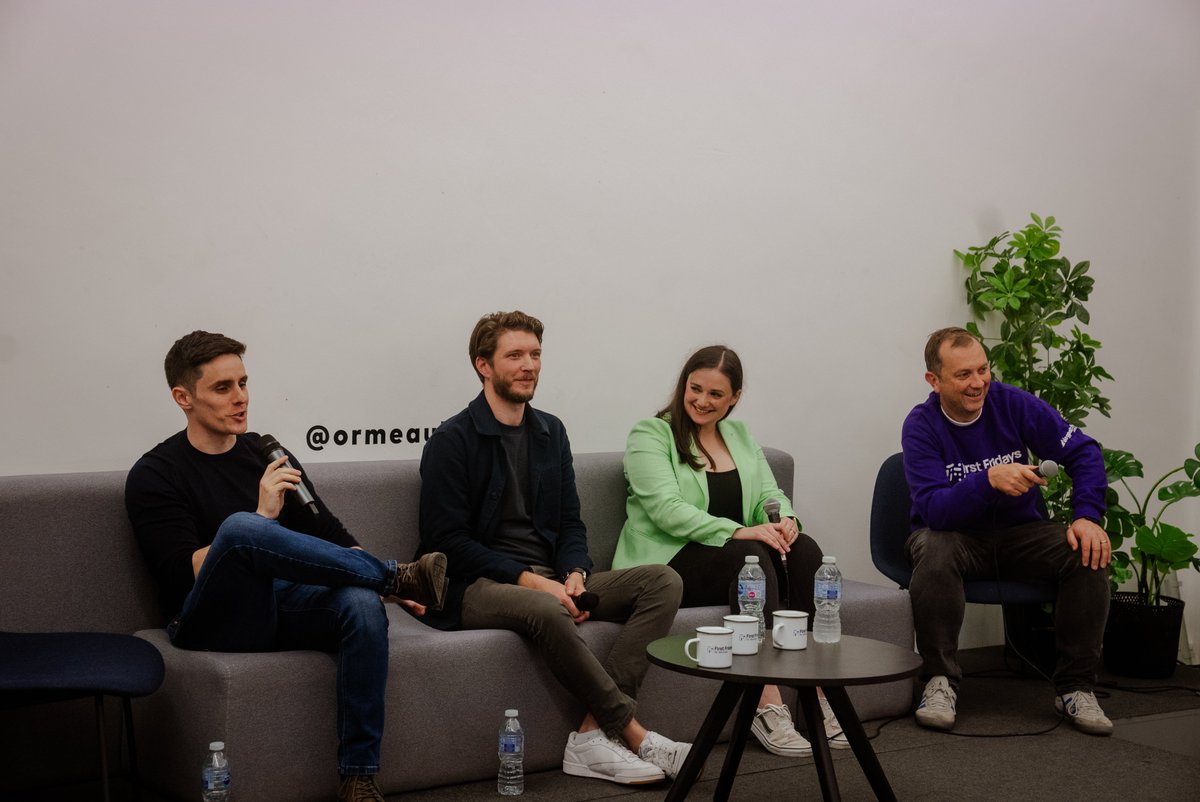 ormeau_labs's tweet image. Grateful for an inspiring #FirstFridaysForStartups at Ormeau Baths! Huge thanks to our amazing guest speakers who lit up the room with their insights and wisdom.

Keep an eye out on our social media for information on the next #FirstFriday @dogpatchlabs 👏