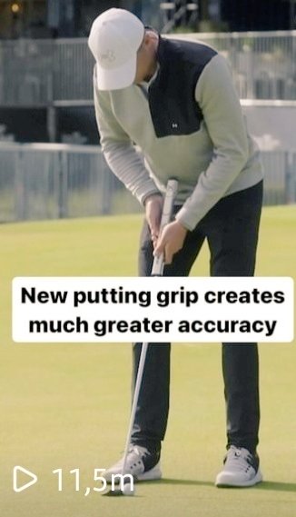 DutchHomeofGolf's tweet photo. Filmpje inmiddels 11,5 miljoen keer bekeken, veel interesse voor deze #puttinggrip van #svenmaurits https://t.co/rOOXfdWvHH