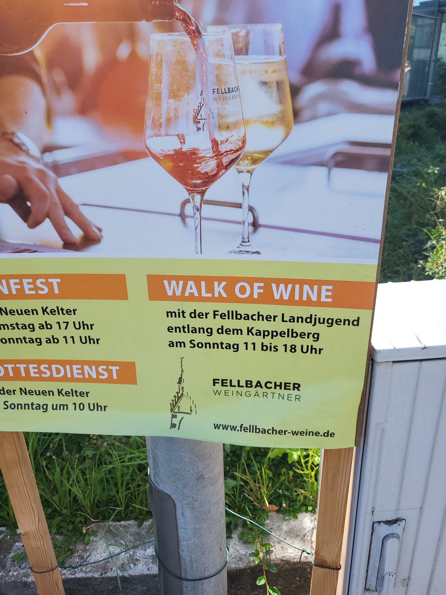 Walk of wine mit der fellbacher Landjugend. Jugendschutz auf schwäbisch! #weedmob #entkriminalisierungsofort