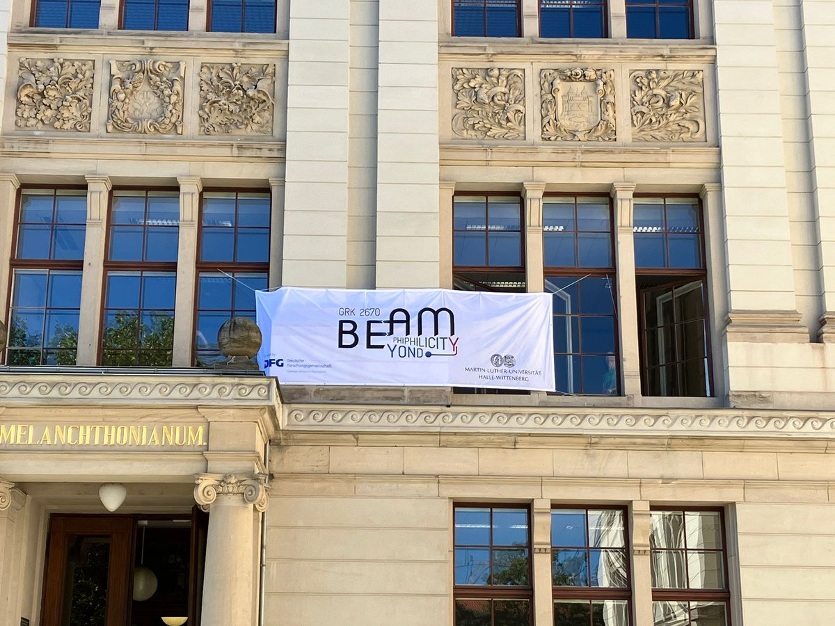 Ready to start...Our first BEAM Symposium @Grk2670 takes place from 6.-8. Sep. 2023 in the historical Melanchthonianum building of @UniHalle . Last minute registration free of charge still possible. Excellence science in the beautiful heart of Halle! beam.uni-halle.de