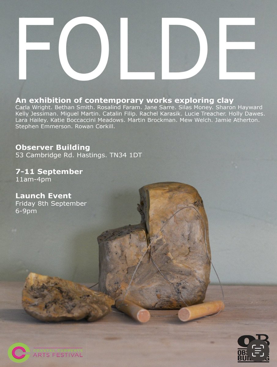HastingsOB (@hastings_ob) on Twitter photo #folde is happening on Friday 8th September #launchevent then 7-11th September 11am - 4pm at <a href="/hastings_ob/">HastingsOB</a> <a href="/CoastalCurrents/">Coastal Currents Arts Festival</a> #hastings #eastsussex #hastingseastsussex #observerbuilding #folde is happening on Friday 8th September #launchevent then 7-11th September 11am - 4pm at <a href="/hastings_ob/">HastingsOB</a> <a href="/CoastalCurrents/">Coastal Currents Arts Festival</a> #hastings #eastsussex #hastingseastsussex #observerbuilding