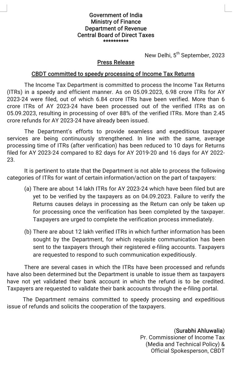 Income Tax India tweet media