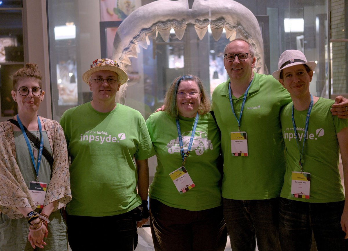 syde_gmbh's tweet photo. WordCamp US 2023 was a blast! 😍 The Inpsyde team formed valuable connections, participated in the Community Summit, &amp; introduced #ScaleConsortium, a collaborative project that advances WordPress in the enterprise space. 🚀 Huge thanks to everyone involved!💚 #InsideInpsyde #WCUS https://t.co/KLzyx0Iq8n