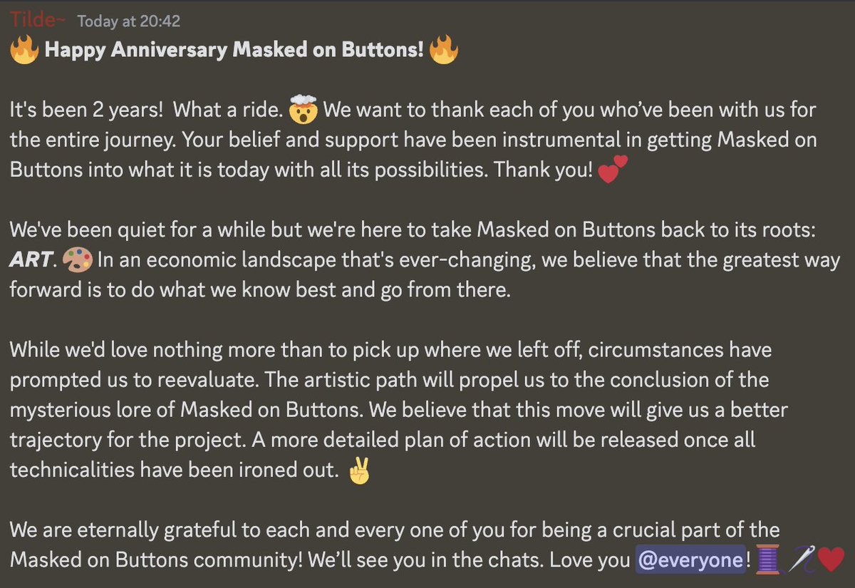 MaskedOnButtons's tweet image. Happy Anniversary Masked on Buttons! 🔥
It&apos;s been 2 years! We&apos;d like to thank each and everyone of you who’ve been with us for the ongoing journey. Thank you! 💕💕💕