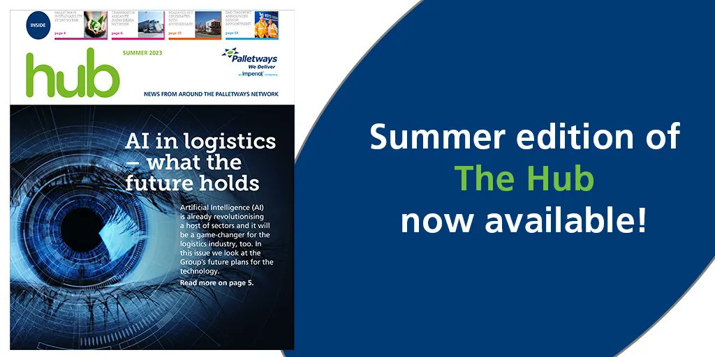The latest edition of our The Hub magazine is now available.  Read about #AI in #logistics and how this is assisting #freightdelivery today. buff.ly/45zk2XD