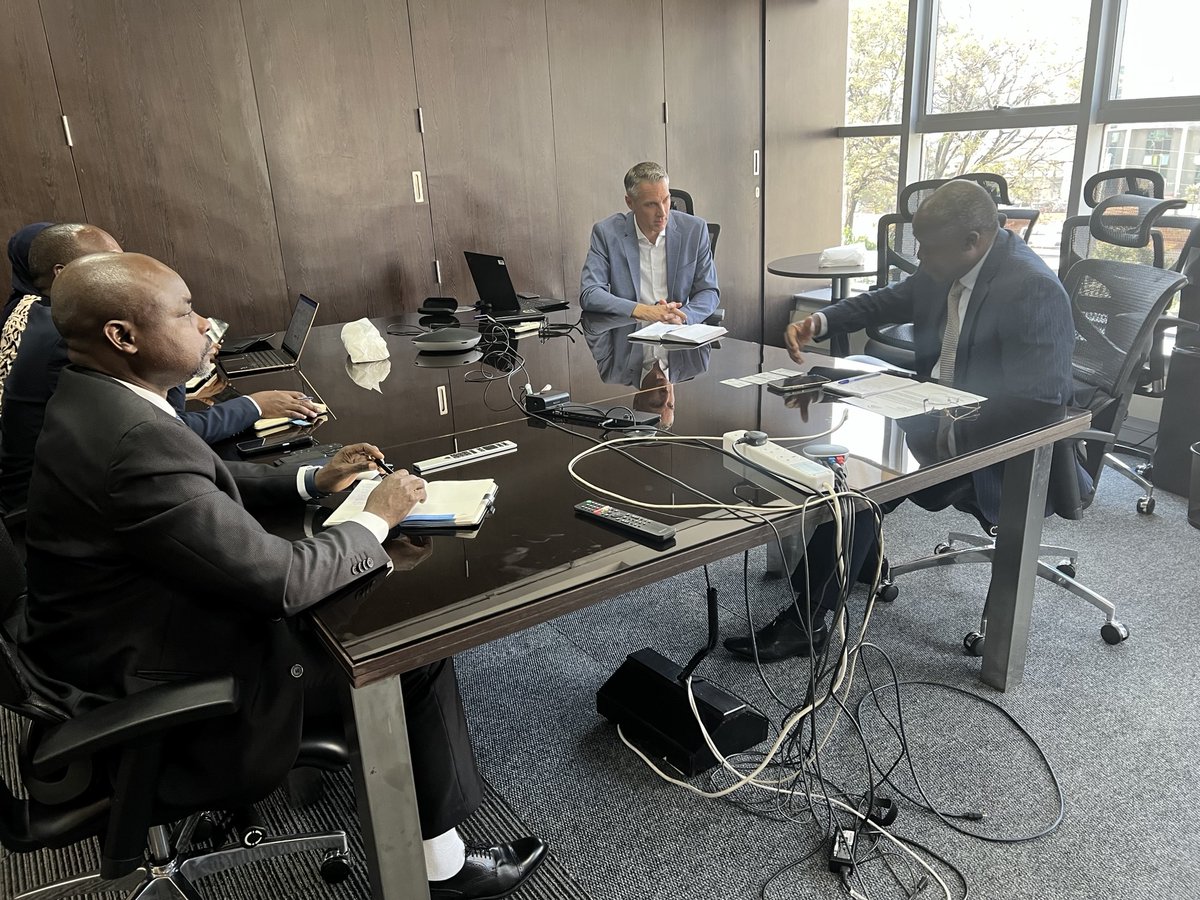 TradeMarkAfrica's tweet photo. Sustainable infra will play a key role in delivering social-econ value 2 communities on the Central Corridor. Our subsidiary @TCatalystAfrica CEO @thedunne & Exec. Sec @ @ccttfaorg @FloryOKANDJU met to explore ways of marshalling support 4 #green dev'pt of the #centralcorridor.1/ https://t.co/z7dcmHWBFx