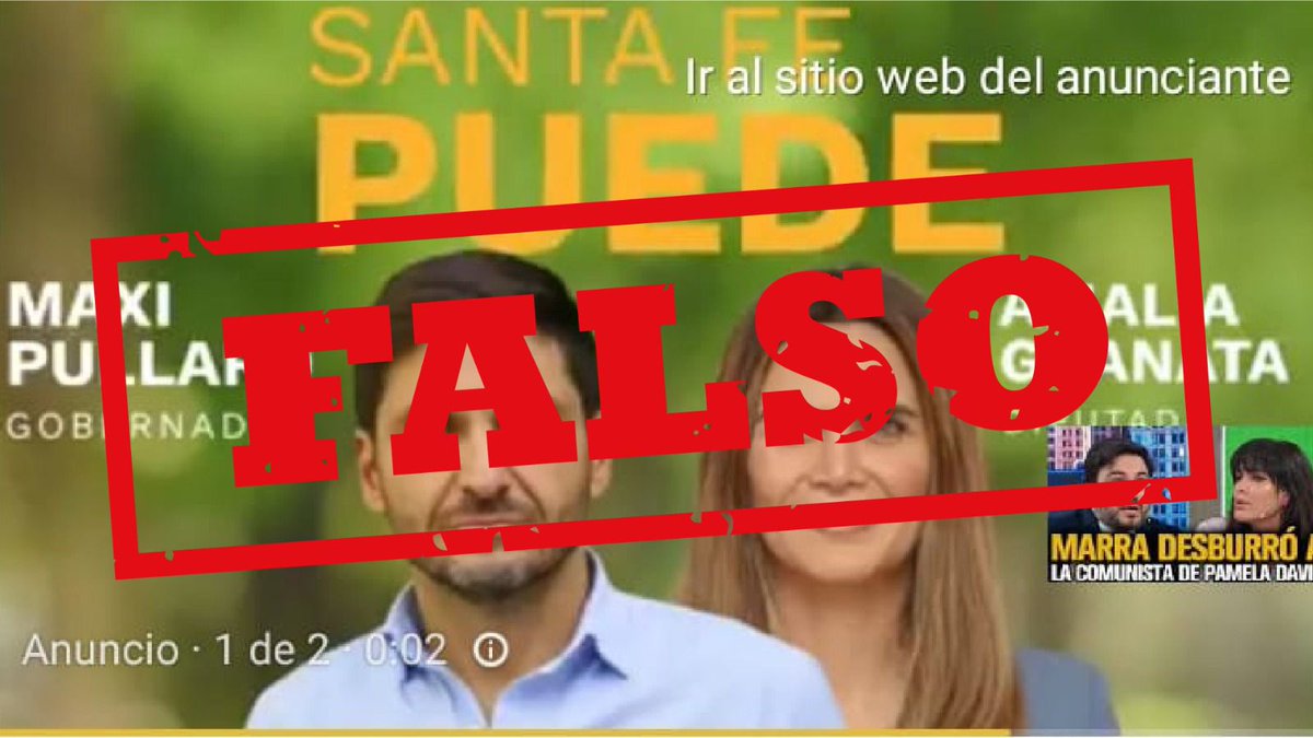 CAMPAÑA SUCIA DE PEROTTI

Hace unos días comenzó a circular una publicidad electoral falsa pagada por la empresa BIG ADS SAS. Esa firma fue contratada en 2020 por el Gobierno de Santa Fe y, casualmente, hoy hace propaganda para el Ministro de Gestión Pública de la provincia.