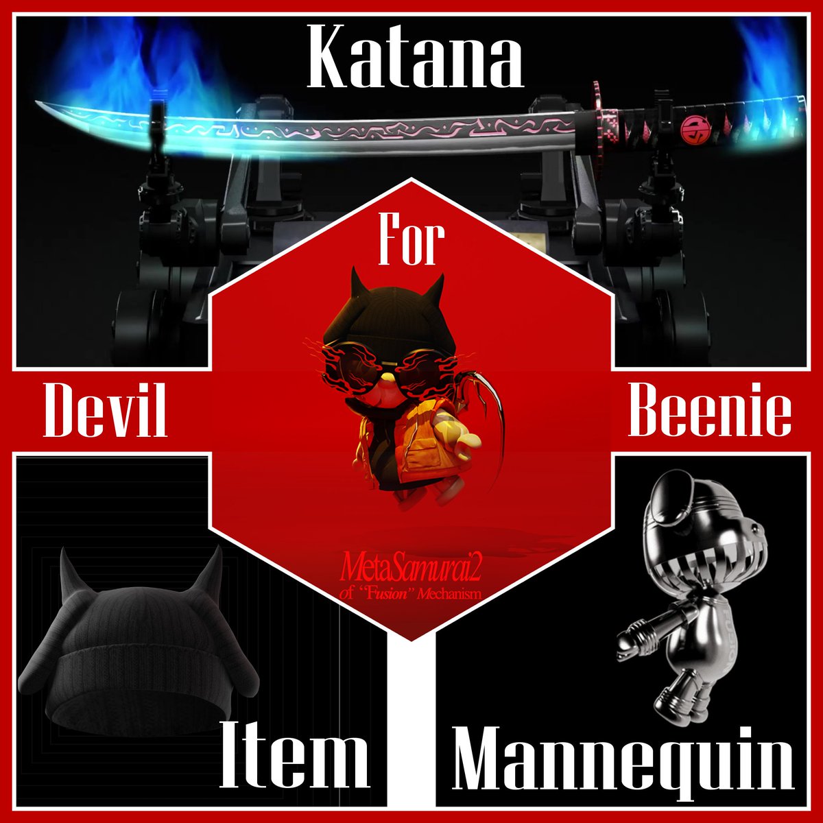 #1Block Modから メタサム2 DevilBeenieの生成に必要なNFT3点をセットで #Giveaway 🥳 
忖度無しのガチ抽選  
1⃣Follow
<a href="/1block_official/">1BLOCK STUDIO®︎</a> 
<a href="/u_mayowel/">yakob</a>
2⃣Join
Discord（リプに🔗有）
3⃣👍&amp;🔄
4⃣ 「#MetaSamurai2 」とリプ

確率🆙
✅ノンホルダーをアピールしてくれた人
✅事前予想に参加してくれた人