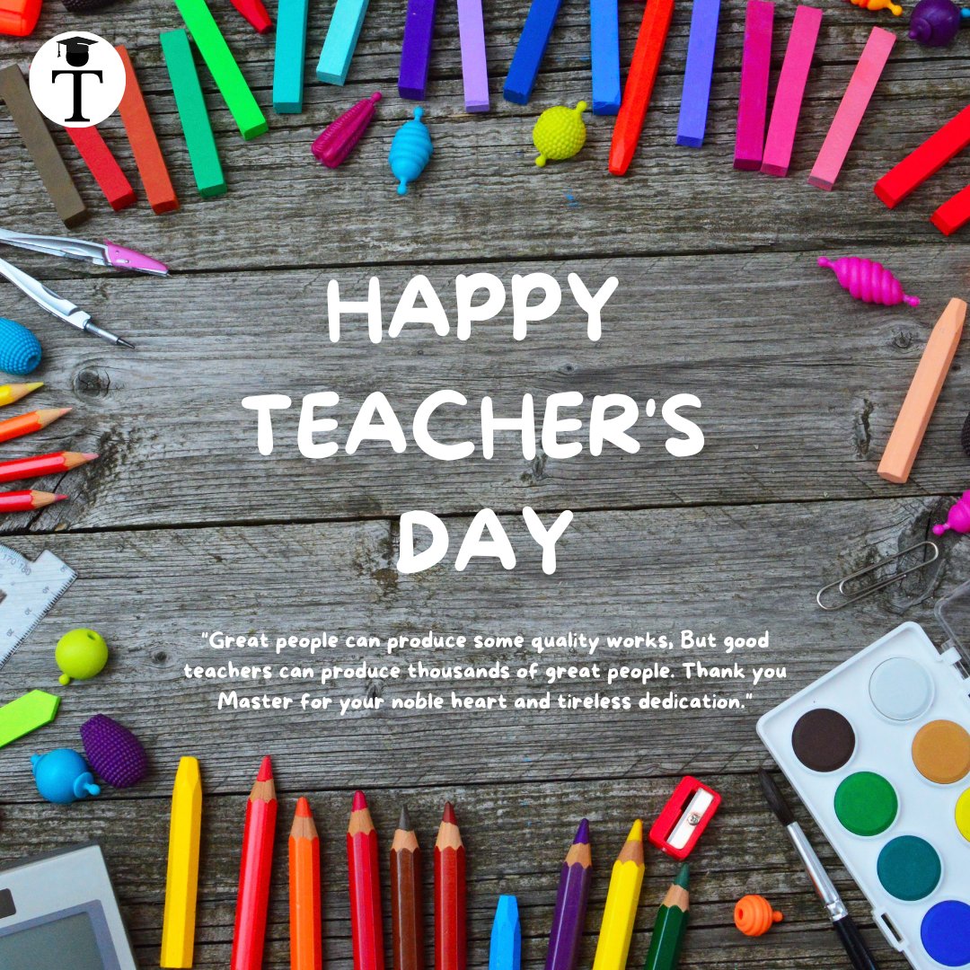 MyTutordotin's tweet image. On this special day, 

MYTUTOR extends heartfelt wishes to our dedicated tutors. Your unwavering commitment to education makes a world of difference. Happy Teacher&apos;s Day!📚✒️

#teachersday #mytutorhometutor #hometutoring #privatetutor #cbseschooltutor #icseschooltutor #cbse