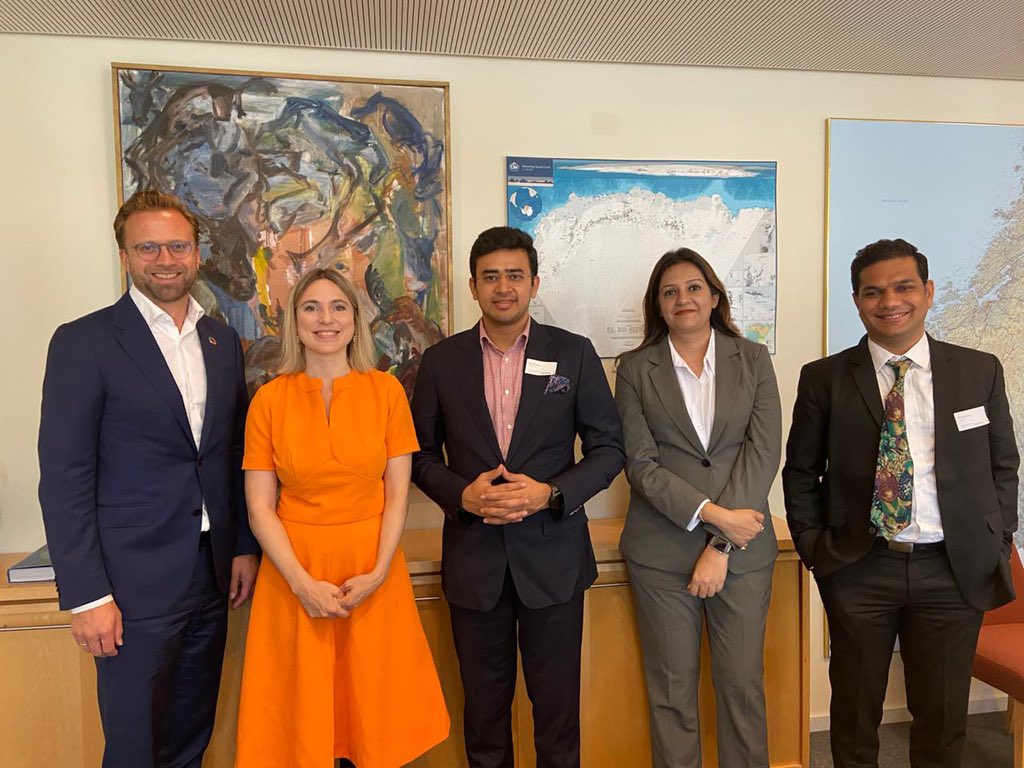 Norway in India tweet media