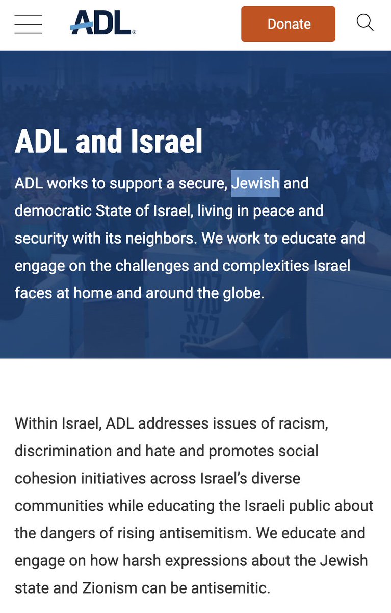 ramzpaul's tweet photo. This is strange. The ADL demands all European countries be "enriched" through Third World immigration. But they demand that their homeland must remain Jewish. https://t.co/OcANHO80hb