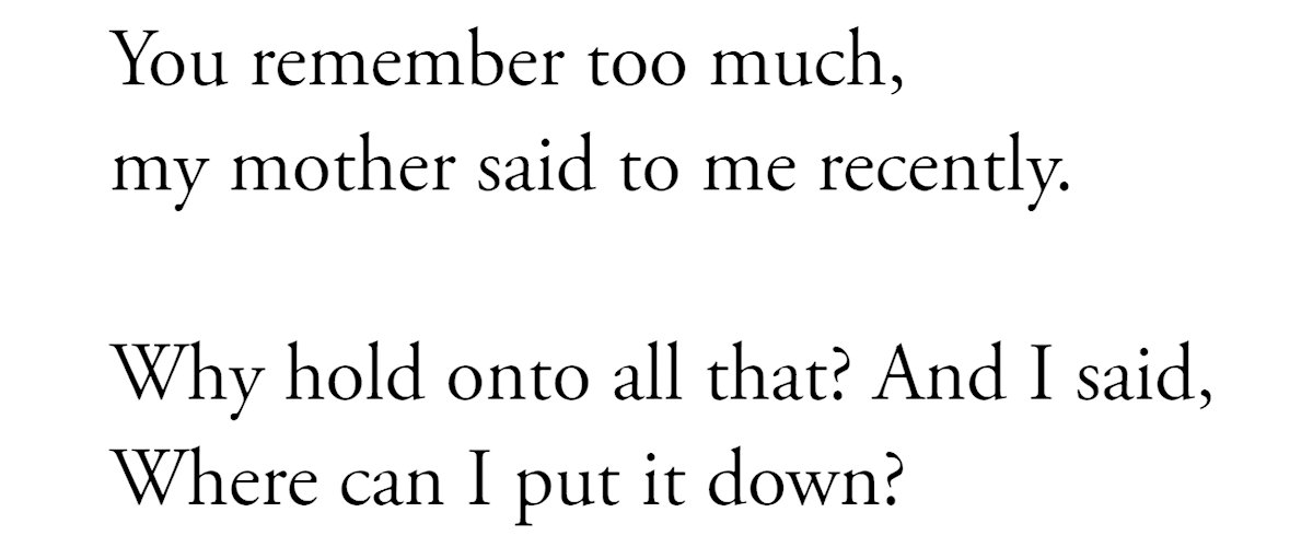 —for the ones that never forget