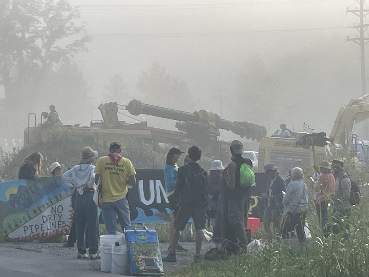 ClimateHuman's tweet image. I am at the Mountain Valley Pipeline. We must stop this pipeline.