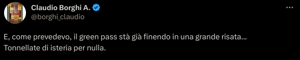ivanqualchecosa's tweet photo. @claudioborghi Eh già, "tonnellate di isteria per nulla", giusto? Non ha anche lei una strana sensazione di déjà vu? https://t.co/ij2orRrWRJ