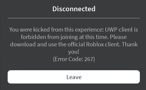 RTC on X: 🛠️ Roblox Arsenal has disabled the usage of the Microsoft  version of Roblox in their games. Allegedly, this is due to the Microsoft  app's lack of Anti Cheat, which
