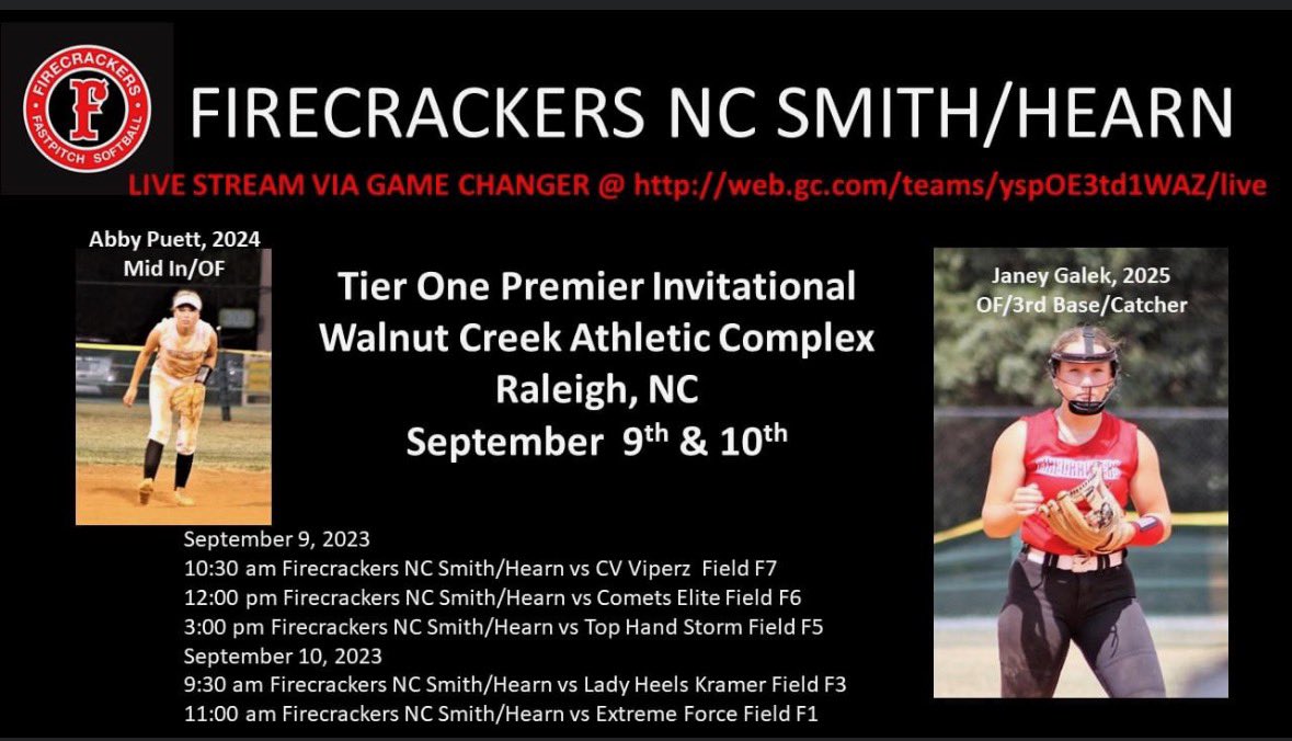 weekend schedule‼️🧨