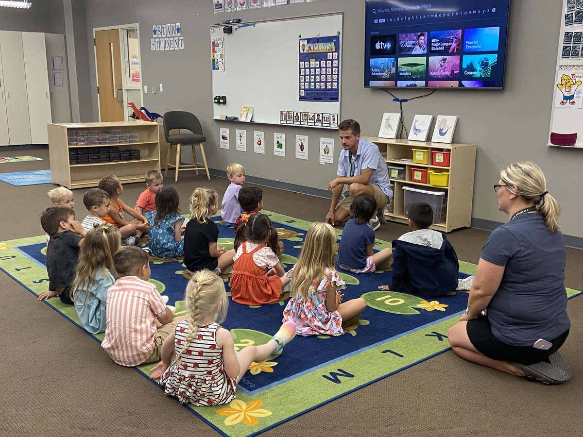 It’s the first day of preschool!!!  Welcome to our newest Wildcats!  It’s a great year to grow! 💚 ⁦<a href="/JenisonSchools/">Jenison Public Schools</a>⁩