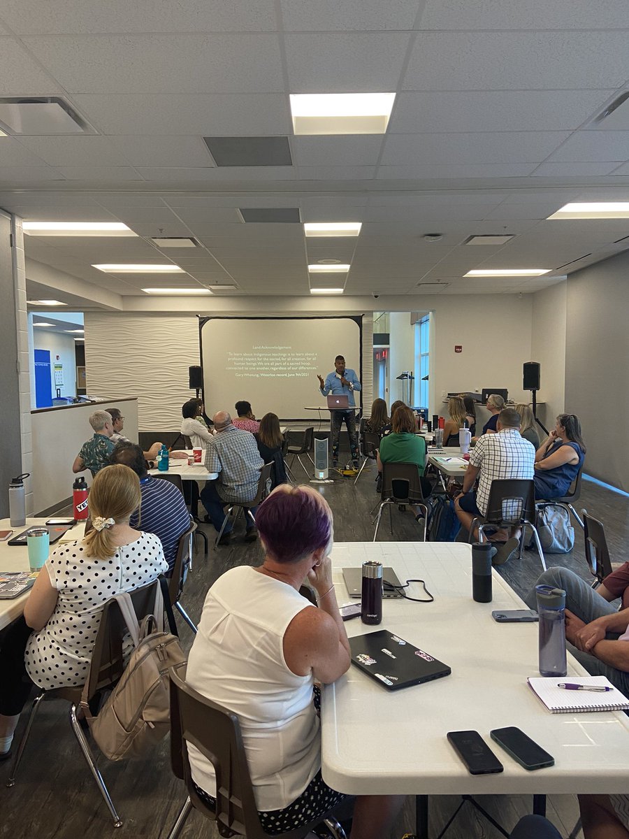 What a great way to kick off the school year - A C.R.A.S.H. Course on Anti- Oppression with Chris D’Souza. #equityteam #programconsultants
