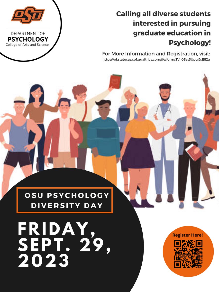 Emma Unruh-Dawes, M.S. (@eunruhdawes_psy) on Twitter photo Application season is here and <a href="/OSUPsychology/">OSU Psychology</a> is hosting our annual Diversity Day on September 29th! This event will provide URM prospective applicants with information about applying to graduate school programs. Please share widely! Register here: okstatecas.co1.qualtrics.com/jfe/form/SV_0S⦠Application season is here and <a href="/OSUPsychology/">OSU Psychology</a> is hosting our annual Diversity Day on September 29th! This event will provide URM prospective applicants with information about applying to graduate school programs. Please share widely! Register here: okstatecas.co1.qualtrics.com/jfe/form/SV_0Sā¦