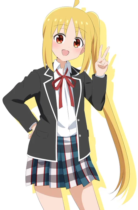 虹夏ちゃんに総武高校の制服を着せる遊び 