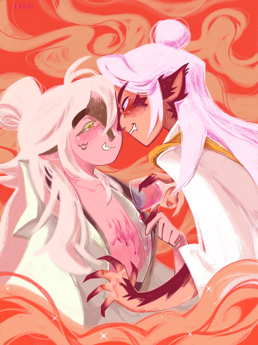 I've read a couple or maybe more fanfictions with them-

#ao_lie #kui_mulang