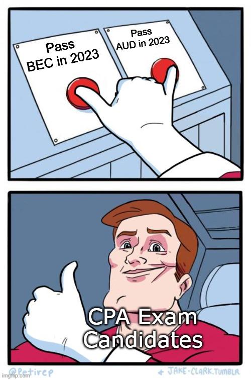 #TFW you’re trying to pass #BEC and #AUD before the #CPAevolution updates take place.👍

#Surgent #OnMyWayToCPA #FutureCPAs #CPAExam #AccountingHumor #CPAcandidate #CPAlife #YAYcpa