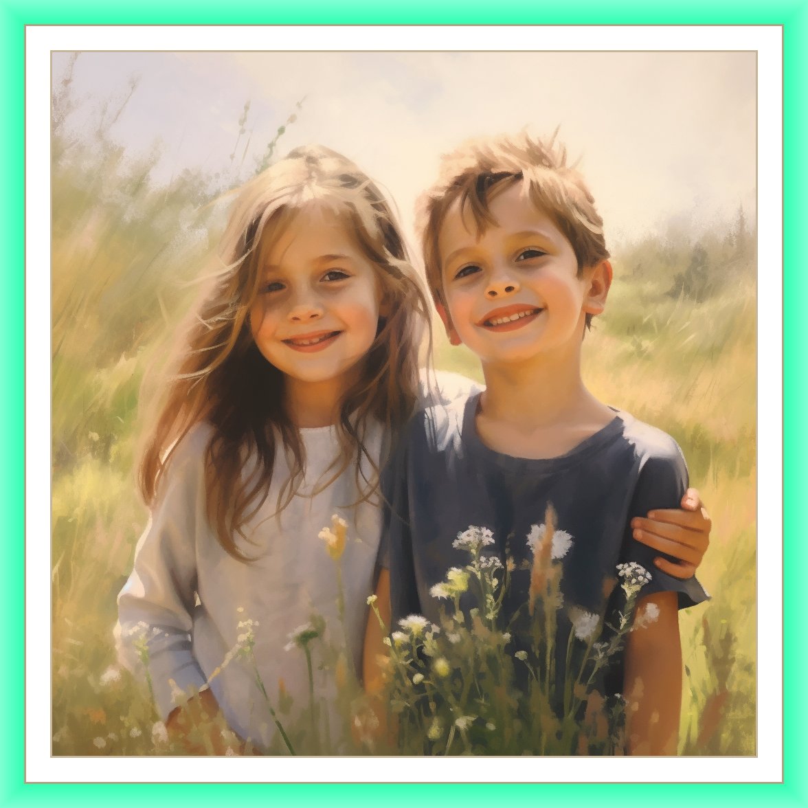 CustomPain64688's tweet photo. As fotos perdem a côr, as fotos digitais perdem-se em tanta informação, mas uma pintura de retrato é uma obra-prima que dura a vida inteira e mais ainda. #pintura #familia #irmaos #pastel https://t.co/ZH4MihROle