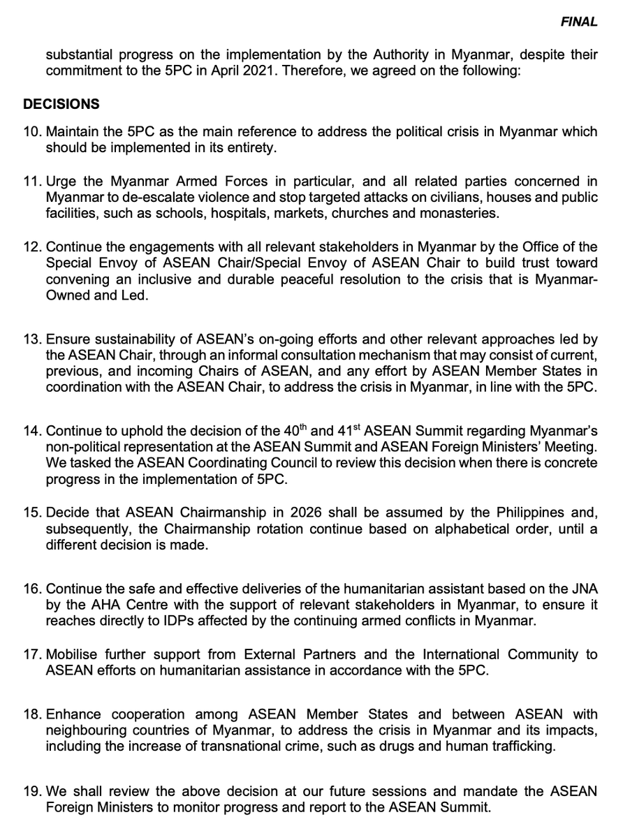 ConnellyAL's tweet photo. ASEAN leaders agreed to the following document when they met today: https://t.co/7lR5LbVcxc.

Key points: https://t.co/ISlhz5Cu1N