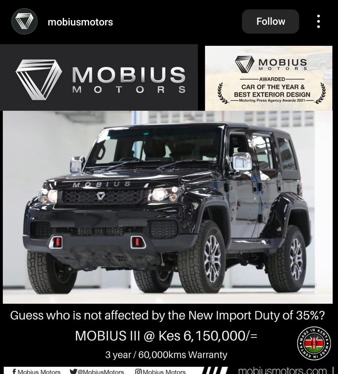 The Motoring Press Agency sure knows how to spot them #Kingmakers @MobiusMotors