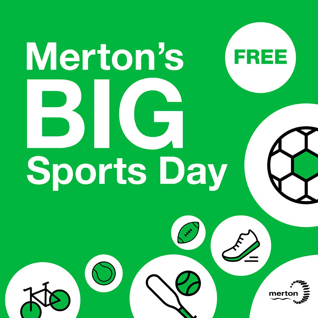 Merton’s Big Sports Day is coming to Mitcham on 24 September! Dozens of Sports, Games, Health & Wellbeing sessions – all for free @Merton_council
Info: buff.ly/3EjZLtg
#tmcommunitysportsclub #BoroughofSport #tootingandmitcham #tooting #mitcham #merton #communitysportsclub
