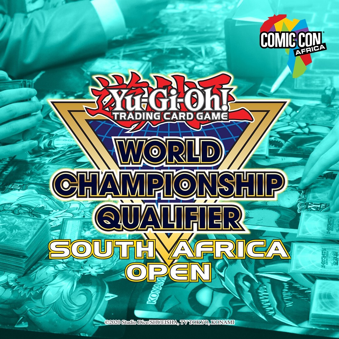 Duelists, join us at our Yu-Gi-Oh! South Africa Open at Comic Con Africa, Johannesburg! Book here: https://t.co/sIvb9pLnL4 In addition to the tournament package, you will need to purchase a Comic Con ticket Duelists, join us at our Yu-Gi-Oh! South Africa Open at Comic Con Africa, Johannesburg! Book here: https://t.co/sIvb9pLnL4 In addition to the tournament package, you will need to purchase a Comic Con ticket