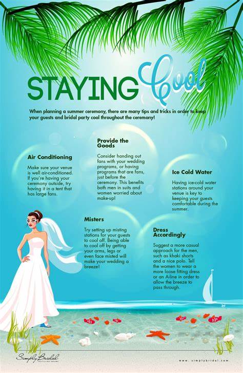 BrideIconic's tweet image. The summer we've all been waiting for finally popped up this week! It's set to be a scorcher for the coming week, so if your wedding looms, here are some handy tips to keep you cool on your big day: 
#iconicbride #summerbride #2023bride #keepcool #pinterest